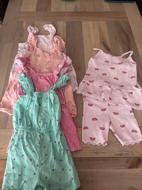 Carter's rompers and tank set bundle